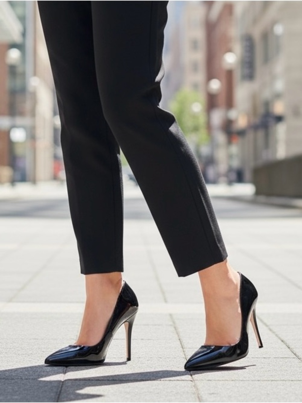 Kate Spade Vivian Black Patent Leather Pumps Heels size 8.5